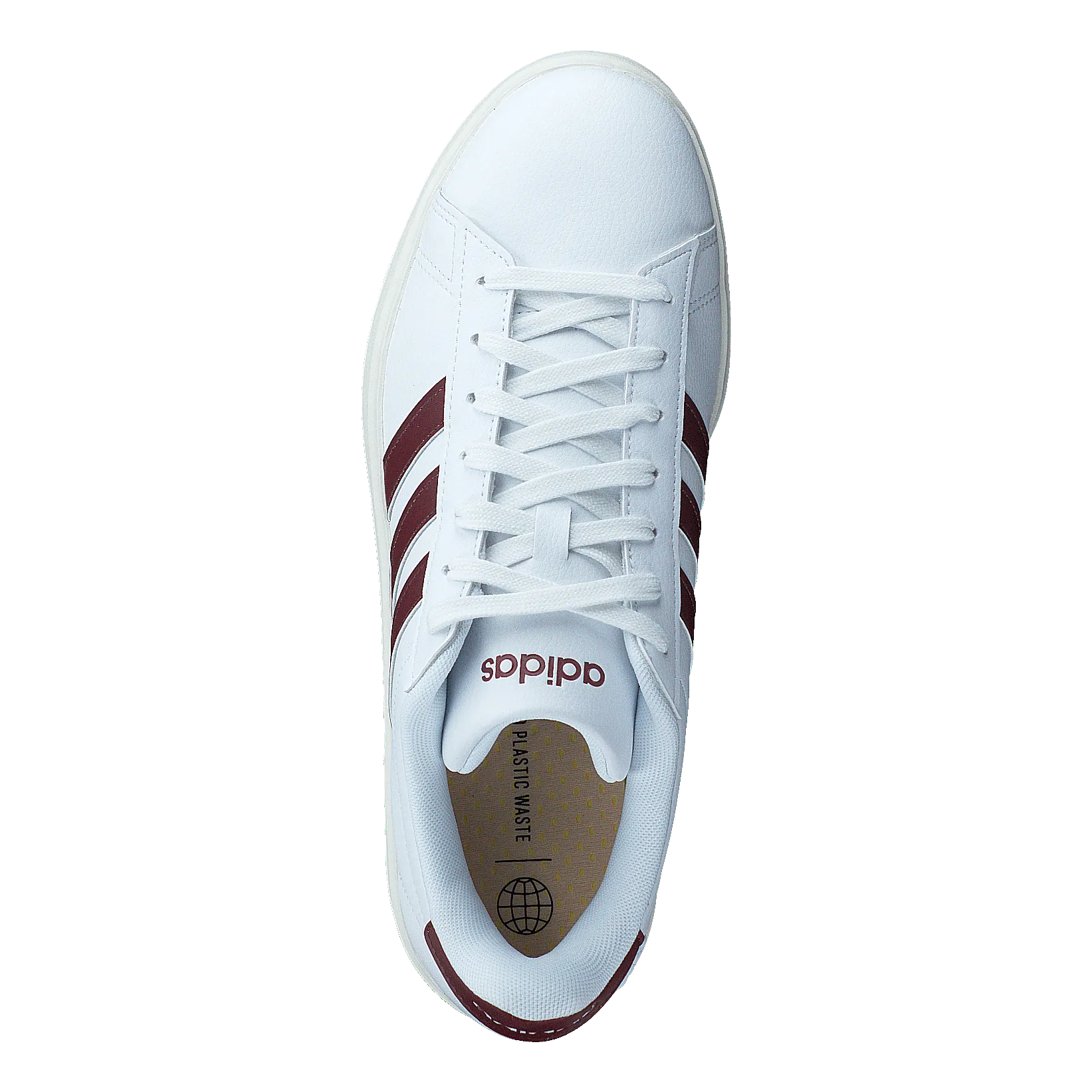 Grand Court Cloudfoam Comfort Shoes Cloud White / Shadow Red / Off White