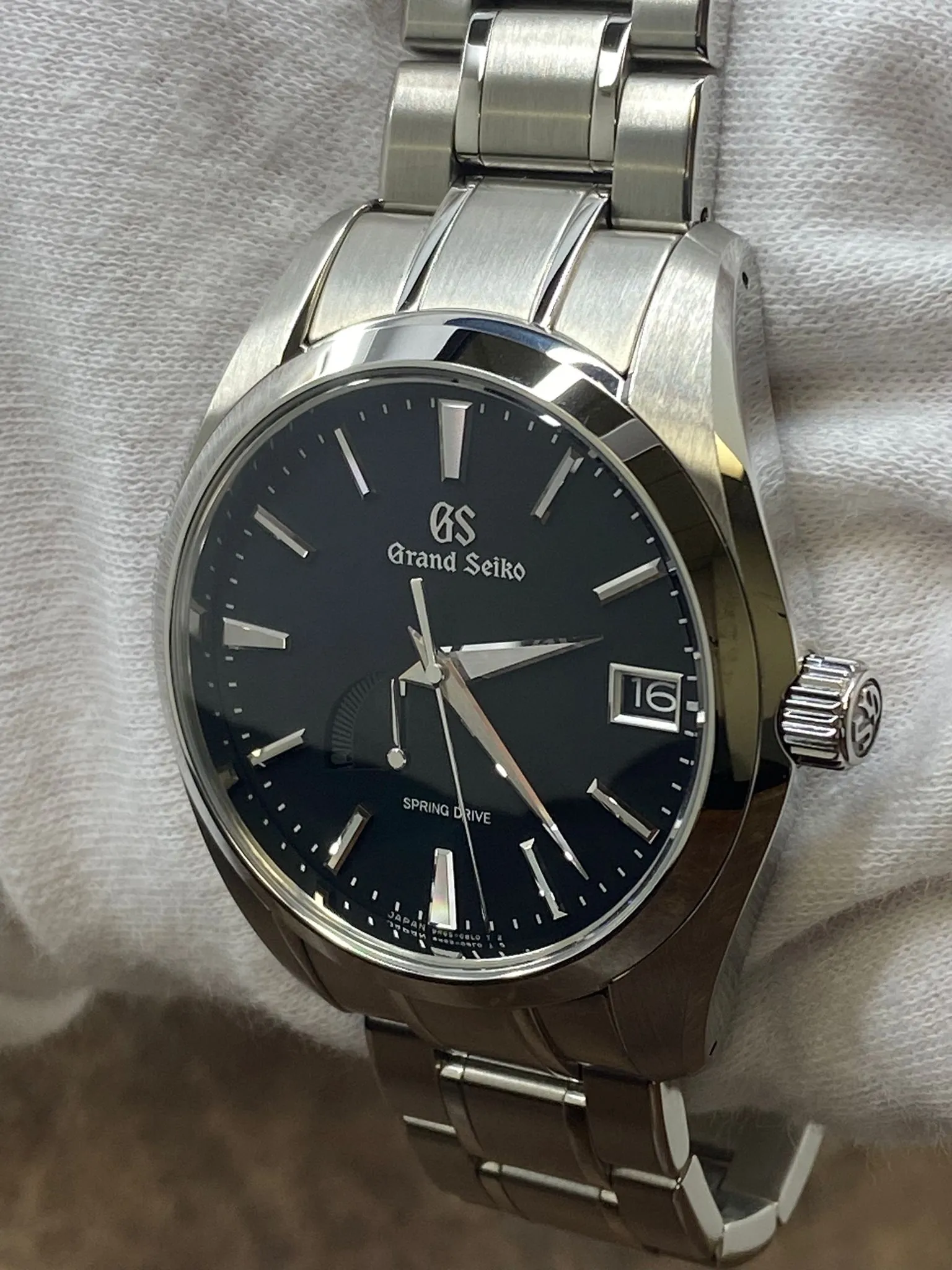 Grand Seiko Heritage Collection SBGA203G Black Dial Spring Drive Men's Watch