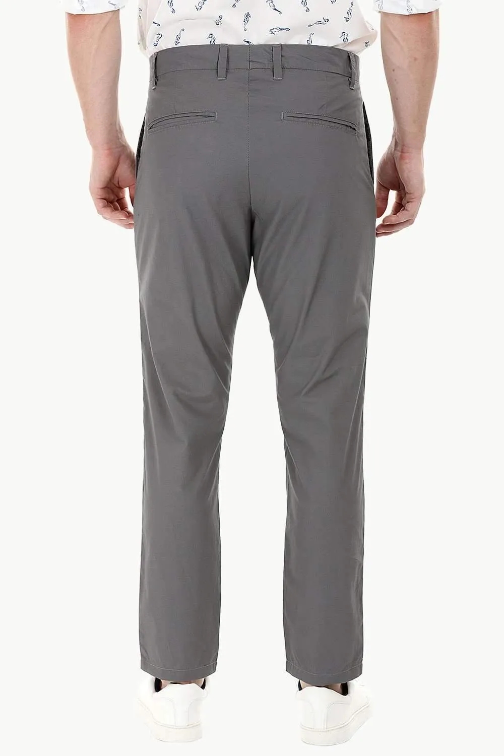 Grey Lightweight Chino Pants