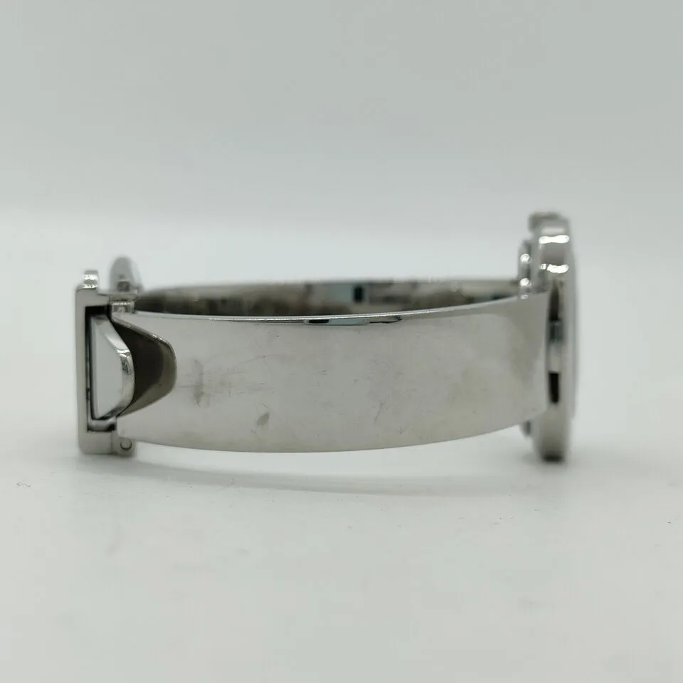 Gucci Watch 6700L  Black X Silver Bangle Watch