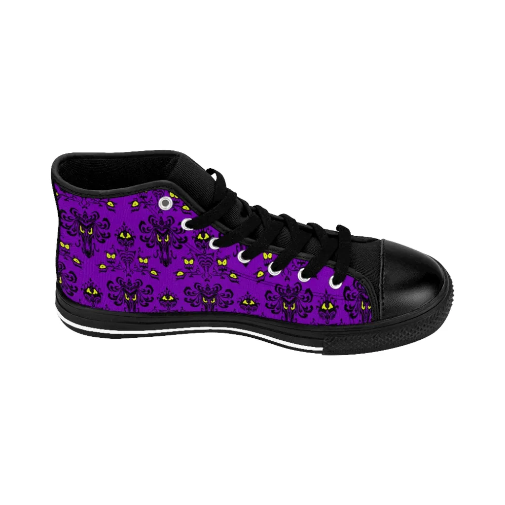 Haunted Wallpaper Women's High-top Sneakers