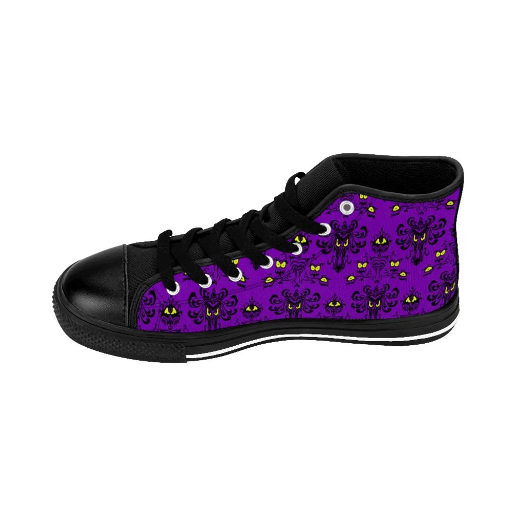 Haunted Wallpaper Women's High-top Sneakers