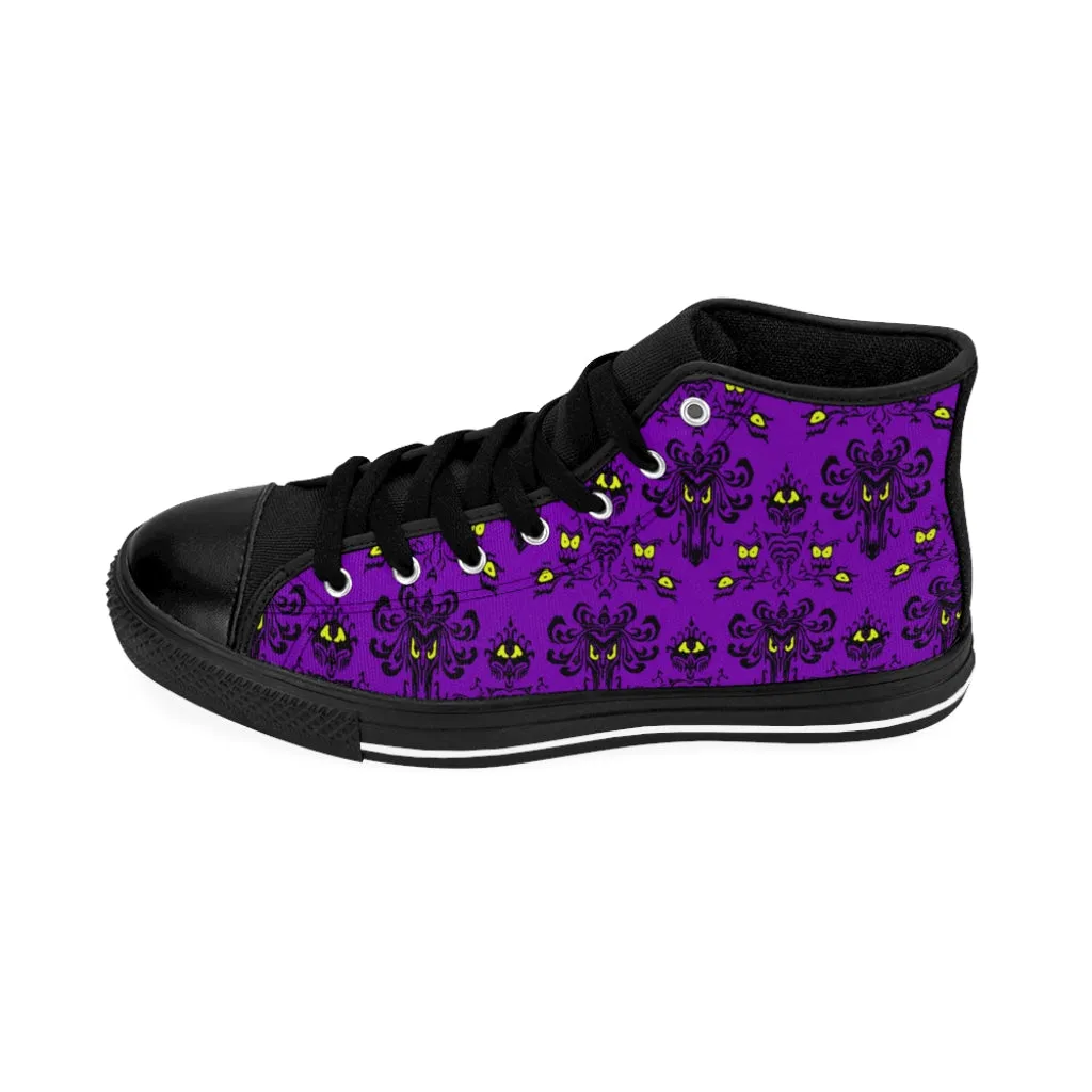 Haunted Wallpaper Women's High-top Sneakers