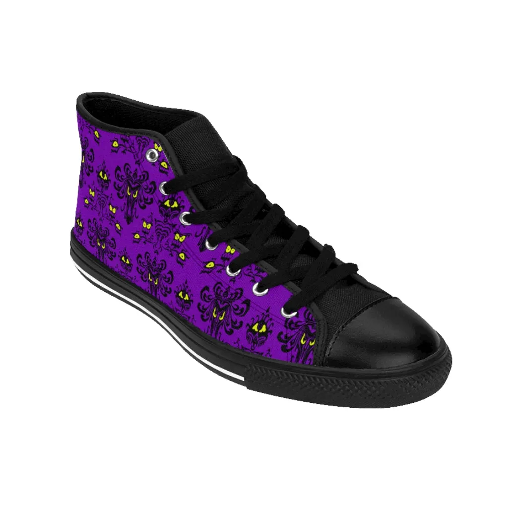 Haunted Wallpaper Women's High-top Sneakers
