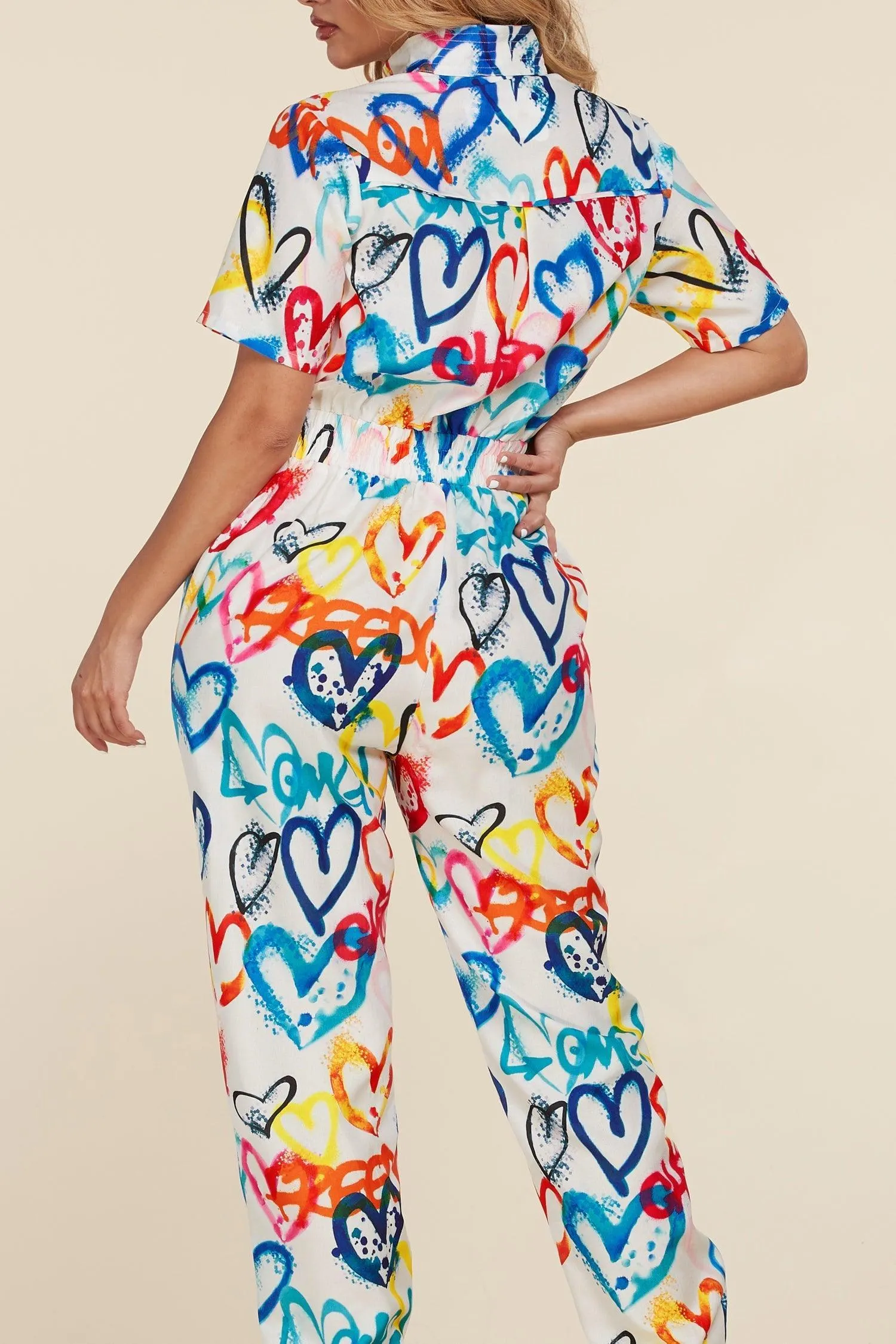 HEARTS JUMPSUIT