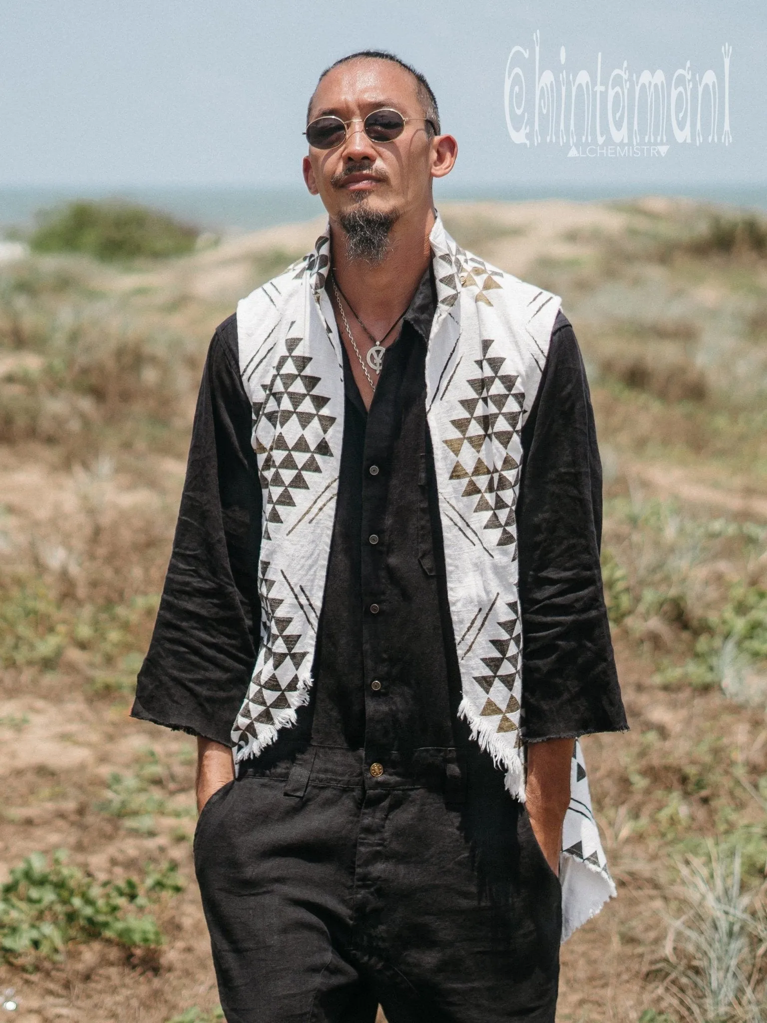 Hemp Print Vest