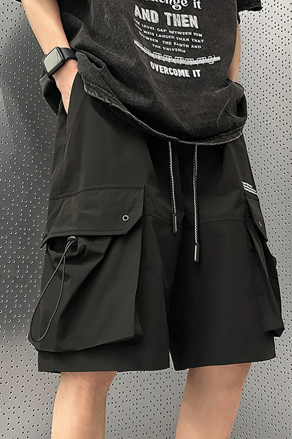 Hip Hop Knee Length Cargo Men Shorts Pants