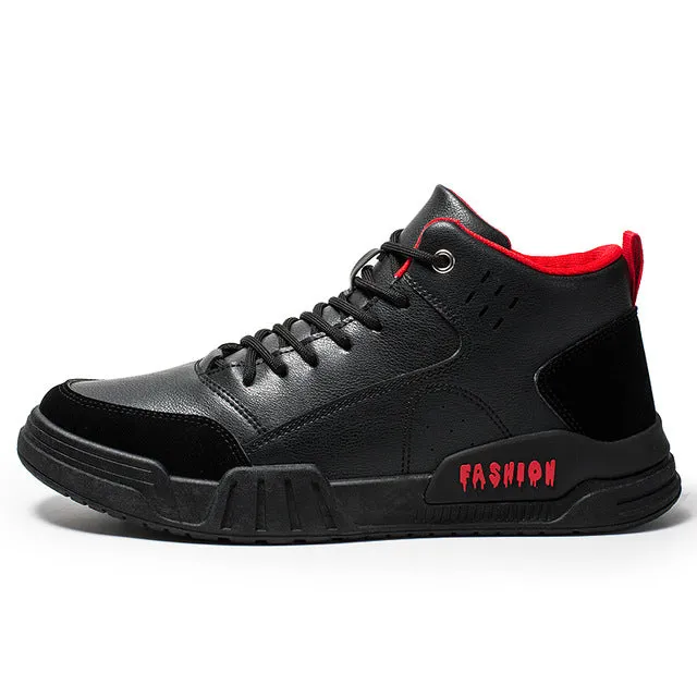 Hot Casual Shoes Mens Lace Up Pu Leather Men Shoes Cheap Fashion Men Sneakers Comfortable Luxury Brand Men Shoes White