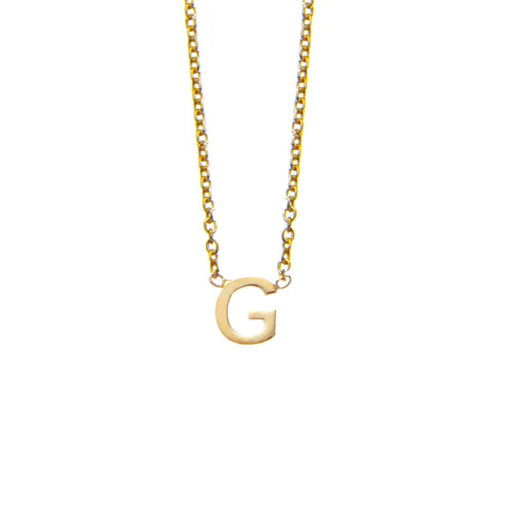Initial Necklaces