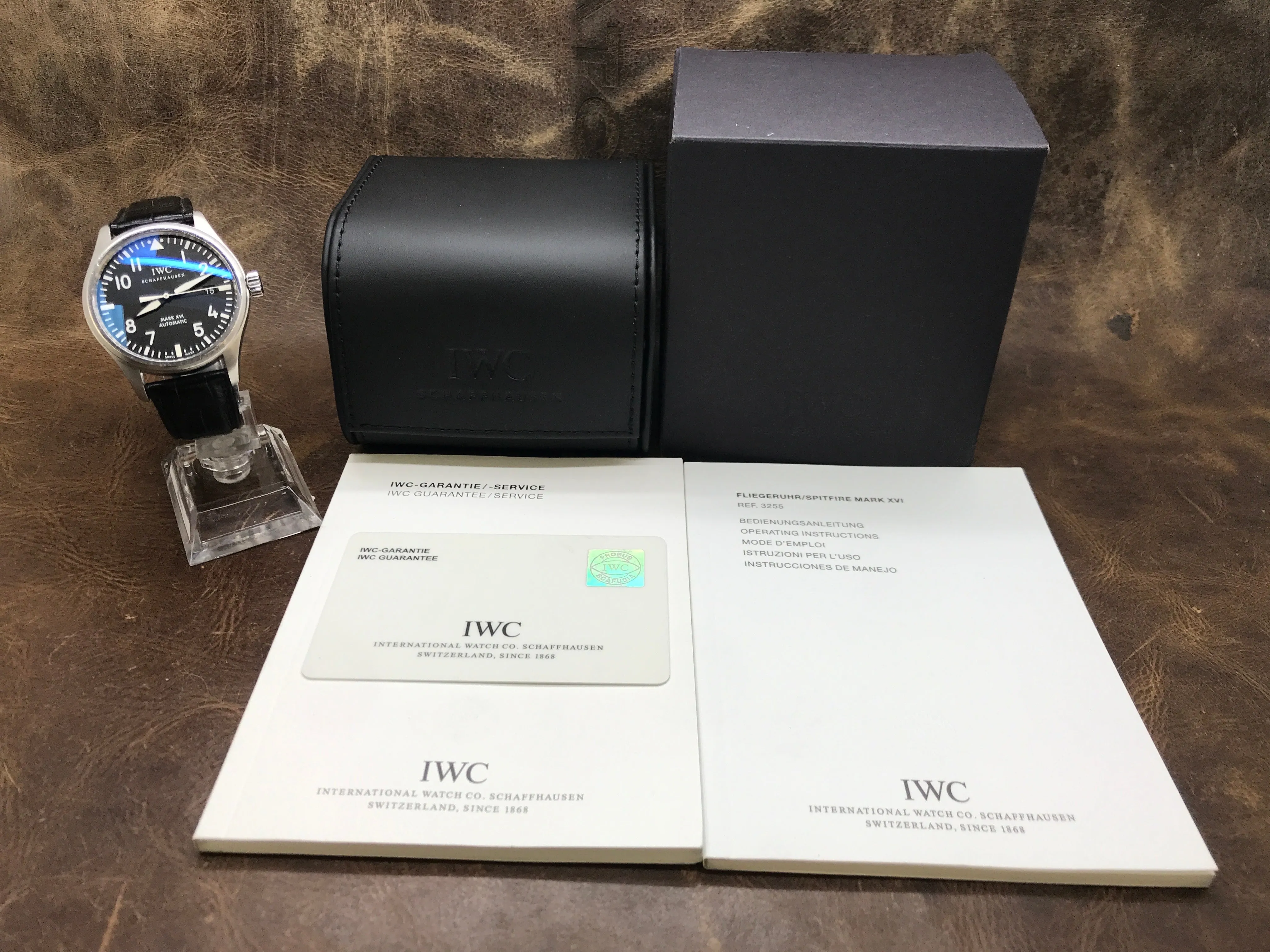 IWC Mark XVI Pilot IW325501 Black Dial Automatic Men's Watch