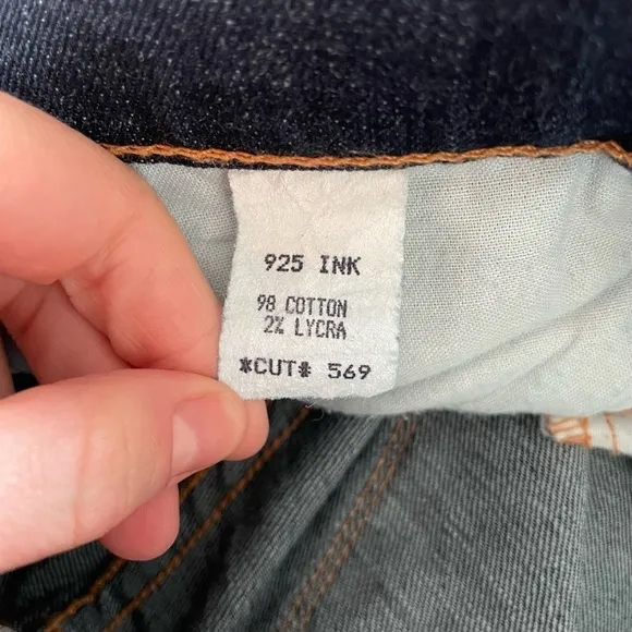 J Brand Bermuda #925 Blue Ink Wash Denim Raw Hem Jean Shorts EUC Size 26