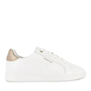 JACKIE V - WHITE/ROSE GOLD LEATHER