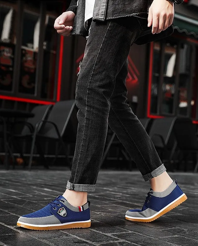 Jamie - Bruine Canvas-Sneakers
