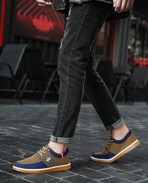 Jamie - Bruine Canvas-Sneakers