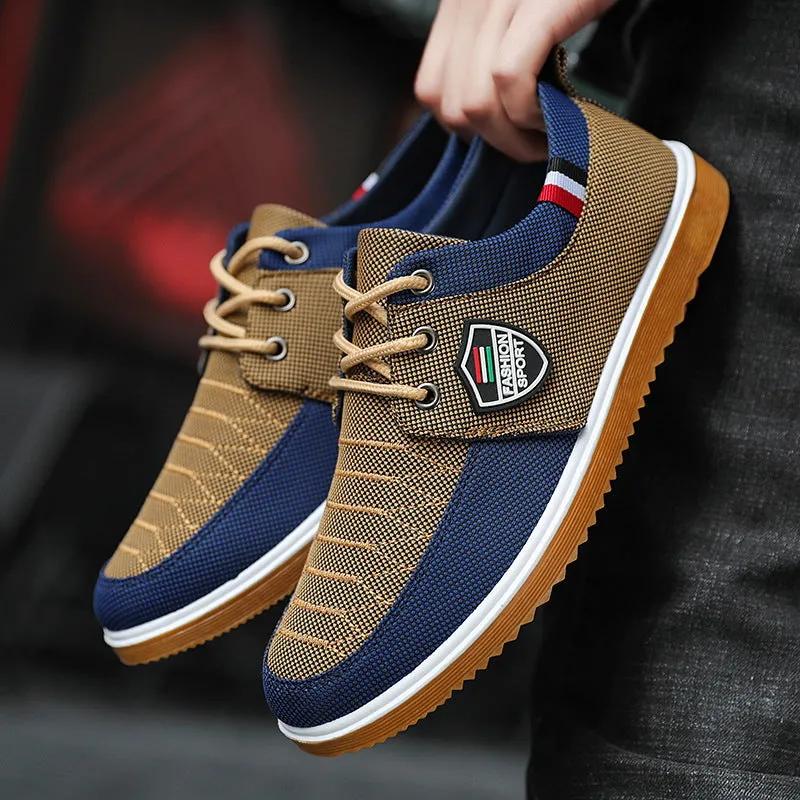 Jamie - Bruine Canvas-Sneakers