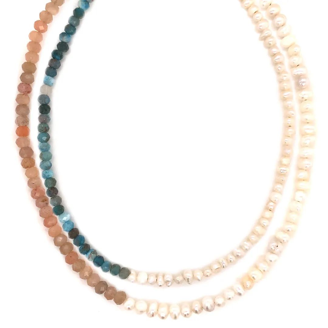 Jan Gemstone Beaded Necklace