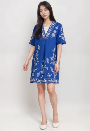 Johnny Was JWLA Domingo Dolman Linen Dress Boho Chic J31824