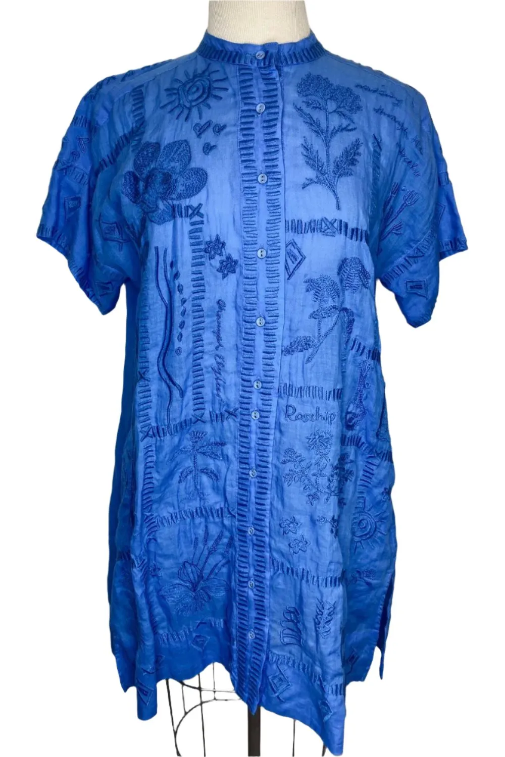 Johnny Was Workshop Botanique Dolman Swing Tunic Dress W29324 *