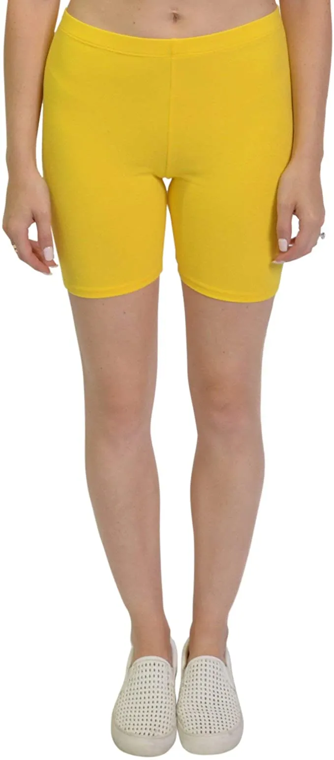 Juniors Cotton Biker Shorts