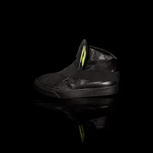 K6 / NEON BLACK / UNISEX LEATHER SNEAKER