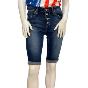 Kan Can high rise bermuda shorts