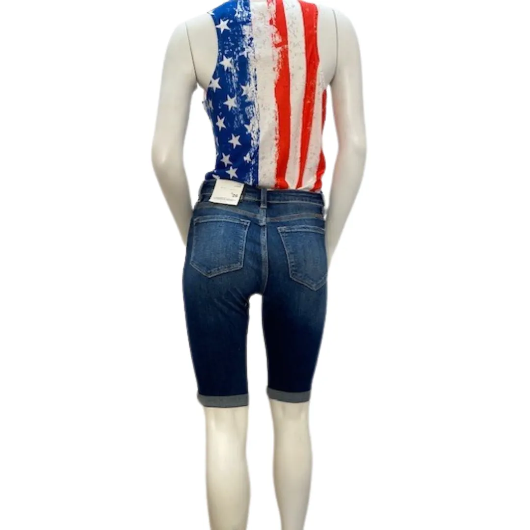 Kan Can high rise bermuda shorts