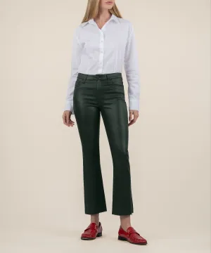 Kelsey Coated High Rise Ankle Flare - FINAL SALE