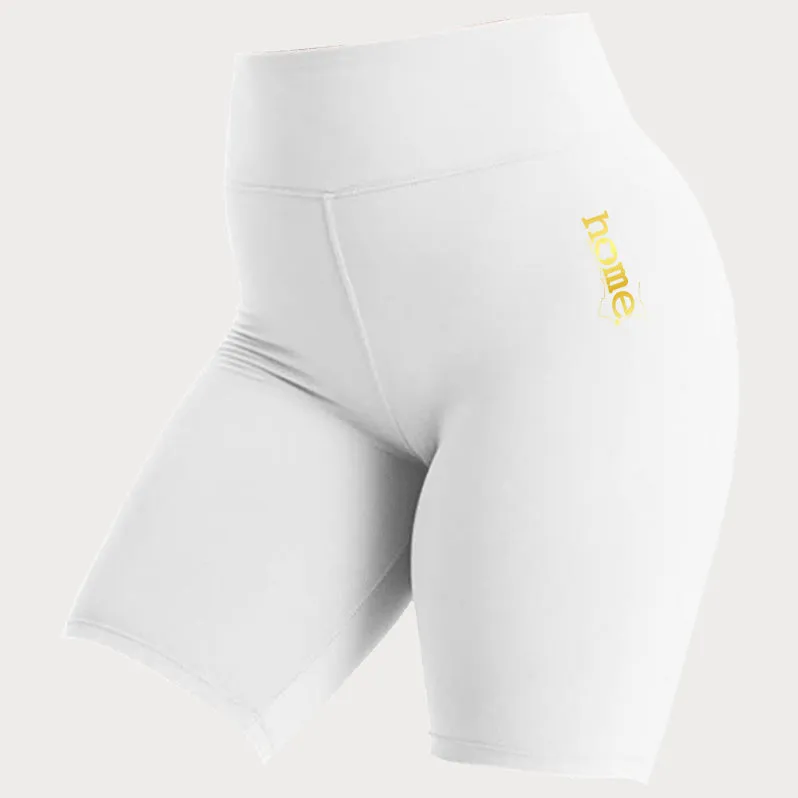 Kids Bike Shorts - White