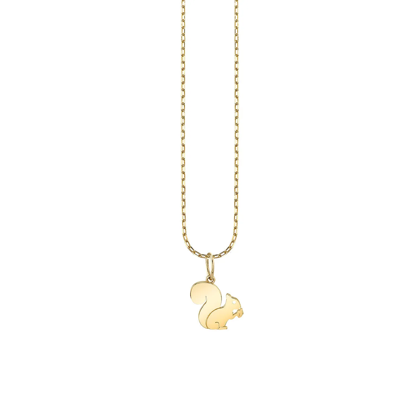 Kids Collection Pure Gold Small Squirrel Necklace