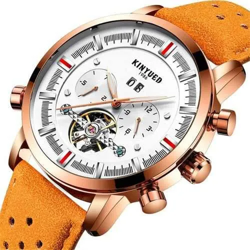 KINYUED JYD-J019 Calendar Casual Style Mechanical Watches