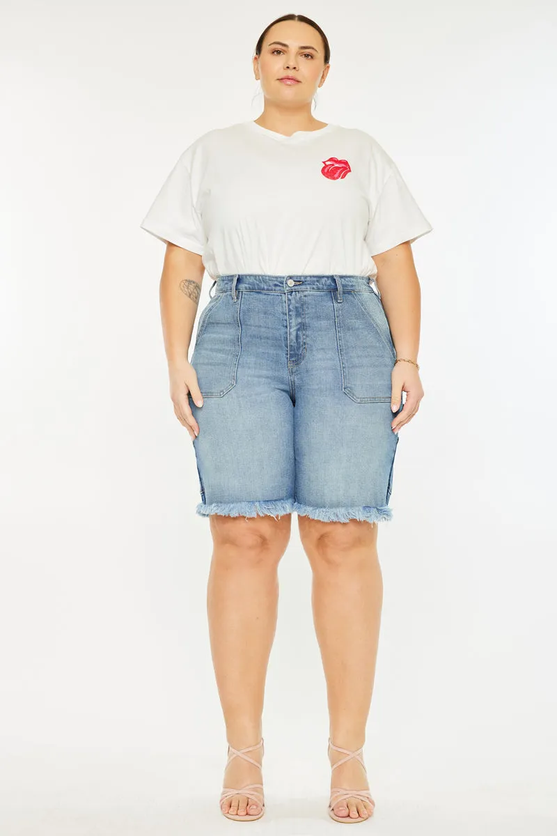 Kiran 90's Boyfriend Bermuda Shorts (Plus Size)
