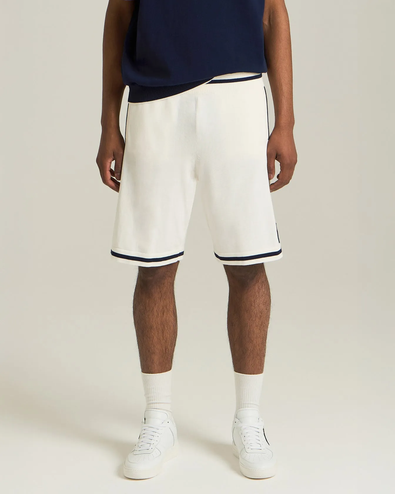 KNT COTTON BERMUDA SHORTS - TENNIS CAPSULE COLLECTION