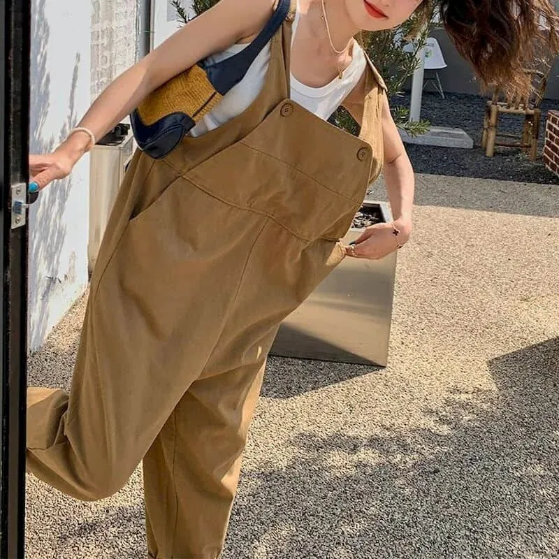 Korean Jumpsuits Casual Workwear
