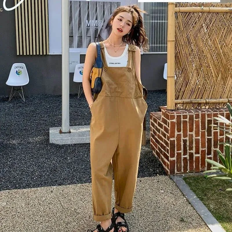 Korean Jumpsuits Casual Workwear