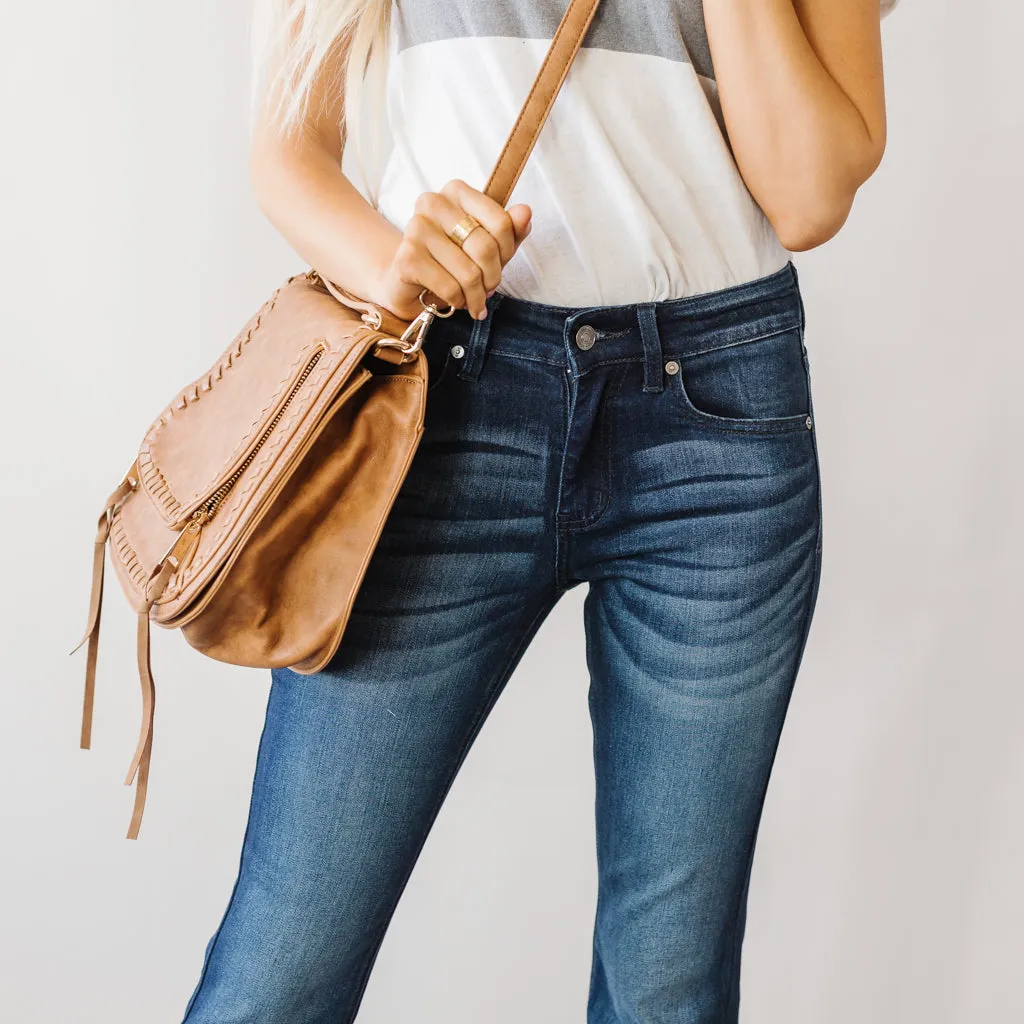 LA-Made High Rise Kancan Denim Flare