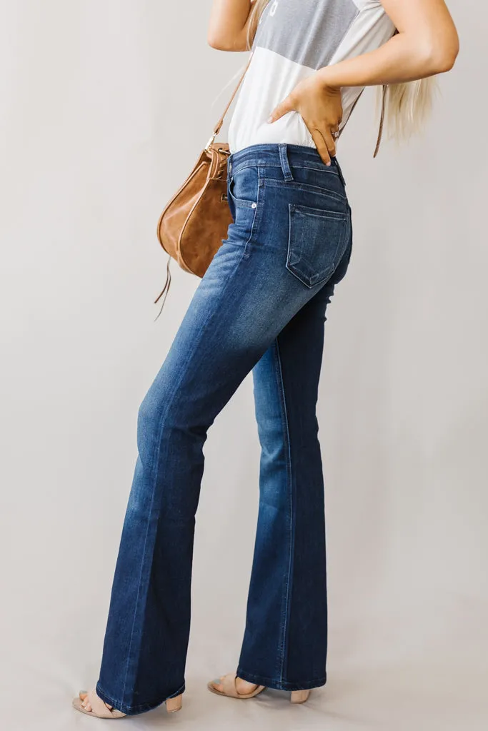 LA-Made High Rise Kancan Denim Flare