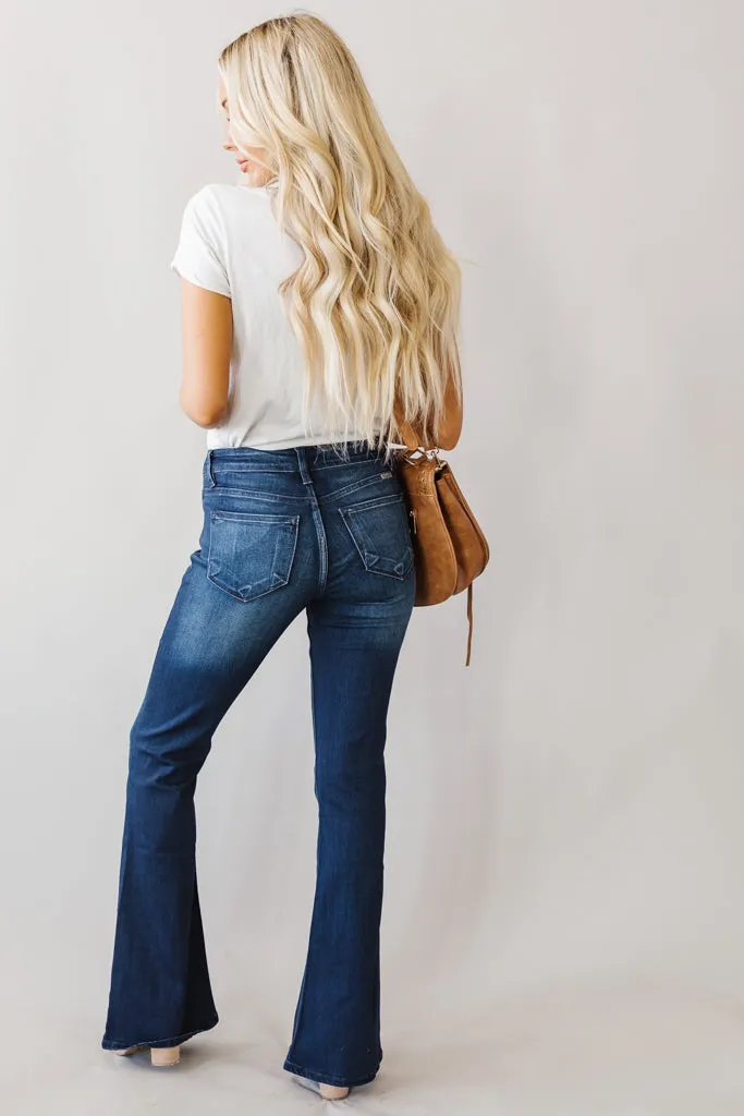 LA-Made High Rise Kancan Denim Flare