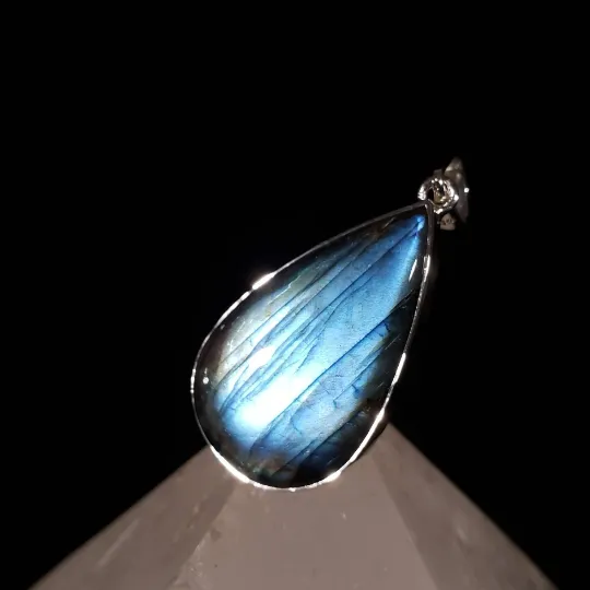 Labradorite Crystal Pendant
