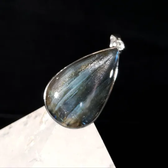 Labradorite Crystal Pendant