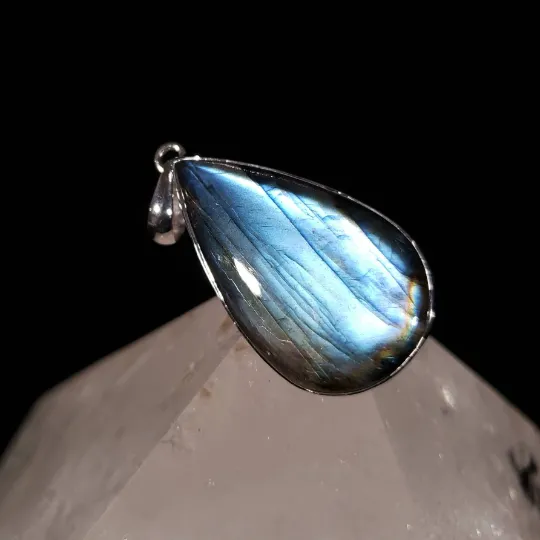 Labradorite Crystal Pendant