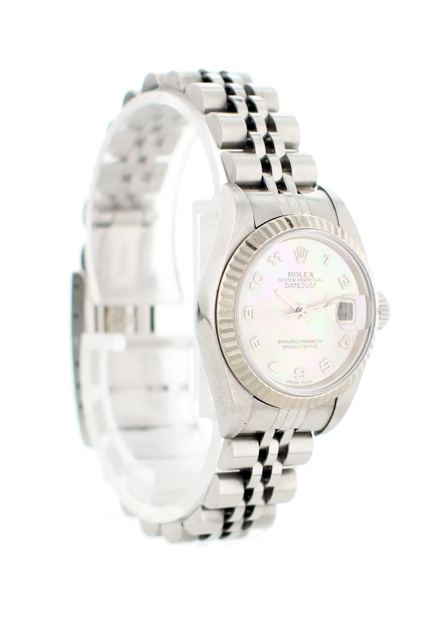 Ladies Rolex Oyster Perpetual Datejust 79174 MOP Dial With Papers