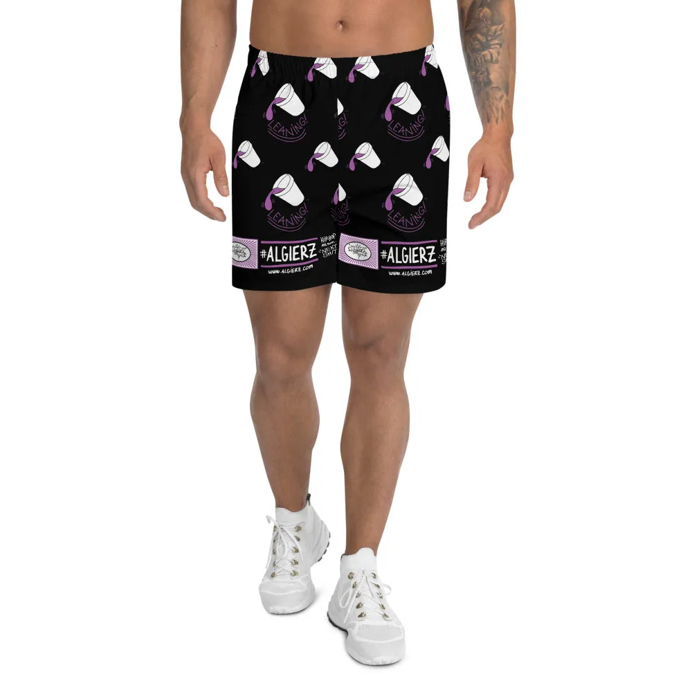 Leaning Foam Cups | Long Athletic Shorts, Black