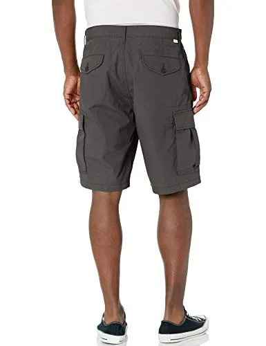 Levi's Men's Regular Carrier Cargo Short, Graphite Ripstop, 36