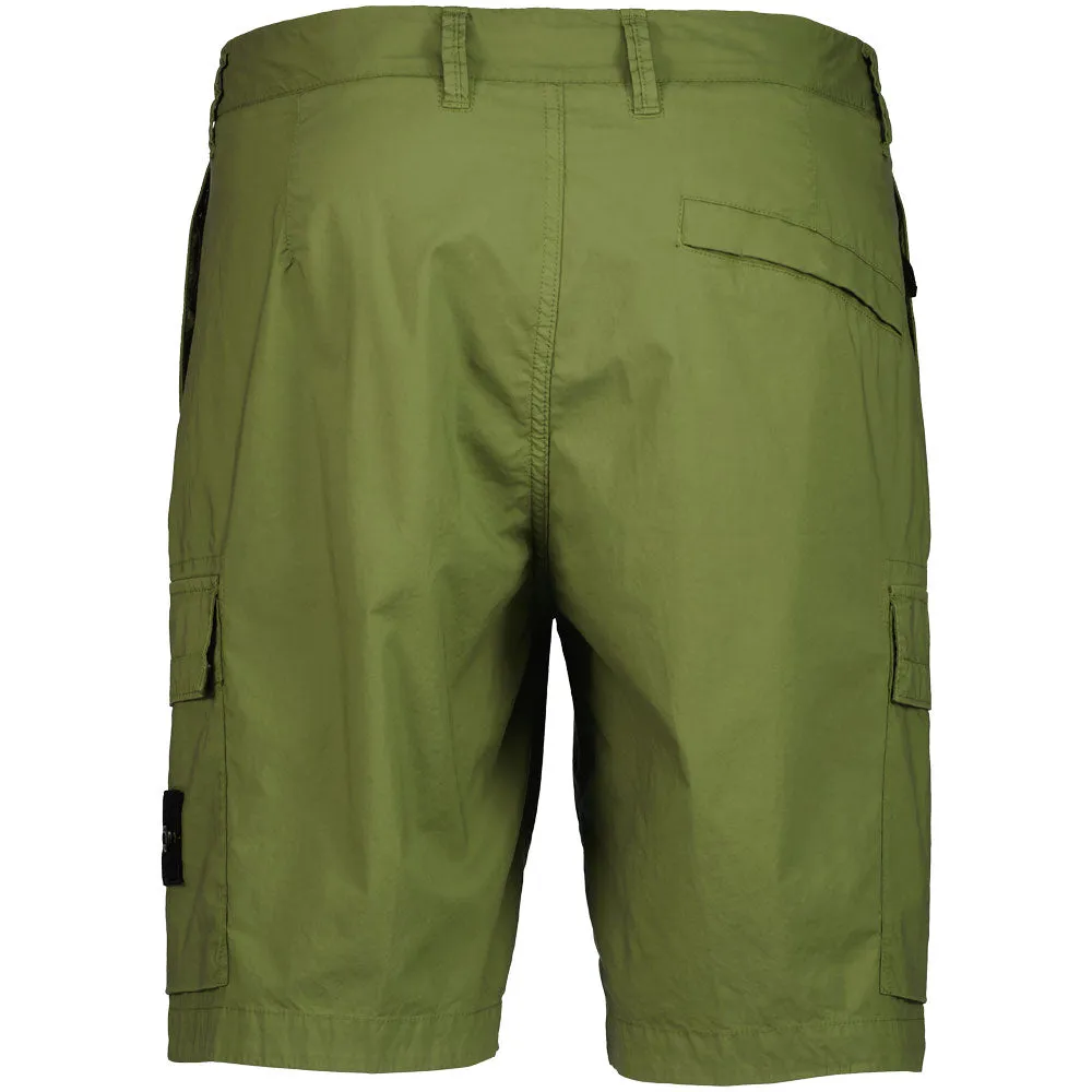 Light Stretch Cotton Cargo Bermudas