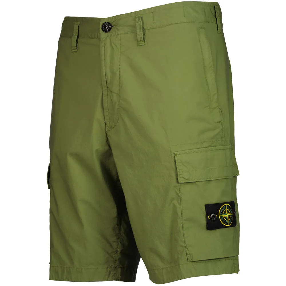 Light Stretch Cotton Cargo Bermudas
