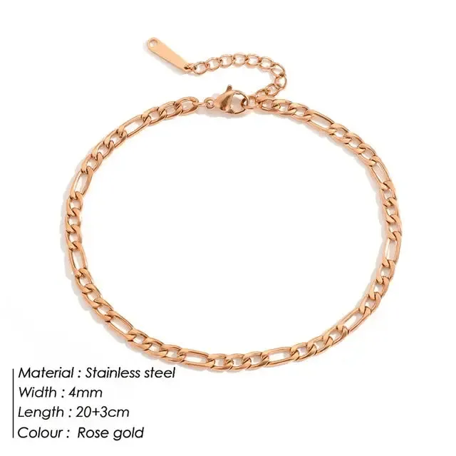 Link Chain Anklets