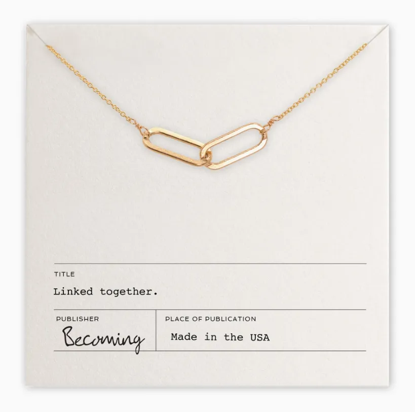 Linked Together Necklace - Gold Filled