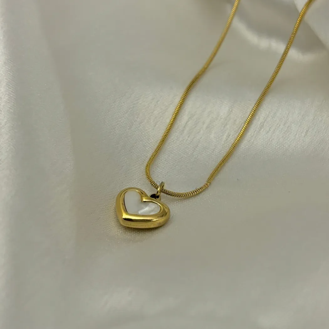 Little Love Reversible Chain Necklace Gold Plated, Waterproof and Anti-Tarnish