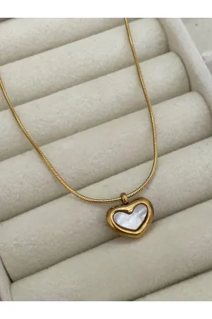 Little Love Reversible Chain Necklace Gold Plated, Waterproof and Anti-Tarnish