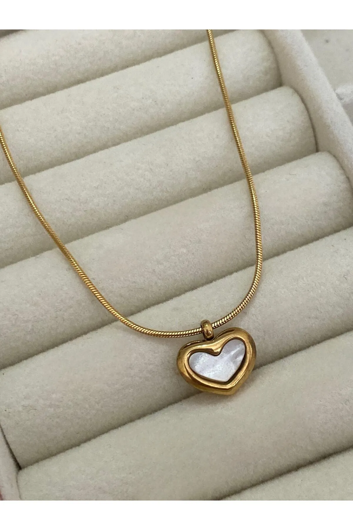 Little Love Reversible Chain Necklace Gold Plated, Waterproof and Anti-Tarnish